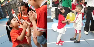 Potret Ameena Ikut Lomba 17 Agustus, Seru Makan Kerupuk hingga Estafet Balon Bareng Rayyanza