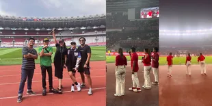 Potret Anang - Ashanty Nyanyi di GBK Usai Kemenangan Timnas Sepakbola, Dihujat Penonton - Walkout Sebelum Lagu Habis