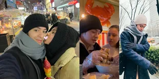Potret Angga Yunanda dan Shenina Cinnamon Bulan Madu di Korea Selatan, Kocak dan Mesra di Tengah Salju