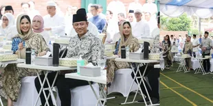 Potret Annisa Yudhoyono di Acara Pengajian Jelang Keberangkatan Haji Ibas dan Istri, Cantik
