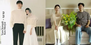 Potret Anniversary ke-10 Yoon Seung Ah dan Kim Mu Yeol, Kembali Pakai Wedding Dress
