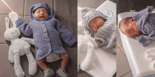 Potret Anzel Anak Audi Marissa Pakai Baju Rajut, Cuteness Overload!