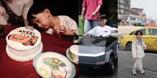 Potret Anzel Maverick Rayakan Ultah ke-4, Pesta Sederhana - Audi Marissa Terharu Putranya Tumbuh Sehat