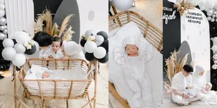 Potret Aqiqah Anak Kedua Dinda Hauw dan Rey Mbayang, Hangat Sederhana Bertema Serba Putih