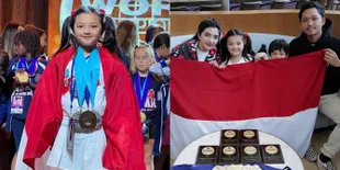 Potret Arsy Hermansyah Borong 14 Penghargaan di Ajang WCOPA, Bikin Bangga Kibarkan Bendera Merah Putih di AS