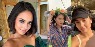 Potret Aurelie Moeremans Ganti Gaya Rambut Pendek, Pose Berjemur di Pantai Bikin Salfok