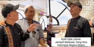 Potret Ayah Ojak  Adu Mulut dengan Jamaah Haji Malaysia, Tak Terima Indonesia Disebut Negara Miskin