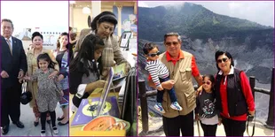 Potret Bahagia Keluarga Presiden SBY Dengan Cucu dan Menantunya