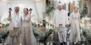 Potret Bahagia Pernikahan Awwe dengan Andin, Dihadiri Teman-teman Komika