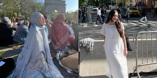 Potret Beby Tsabina Rayakan Hari Raya Idul Fitri di Amerika, Pertama Kali Lebaran Jauh Dari Keluarga