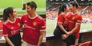 Potret Bulan Madu Via Vallen dan Chevra Yolandi di Inggris, Pamer Kemesraan Kunjungi Markas Manchester United