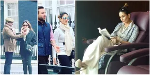 Potret Candid Liburan Kareena Kapoor dan Saif Ali Khan di London