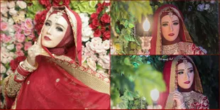 Potret Cantik Adelia Pasha Jadi Wanita India, Merah Merona!