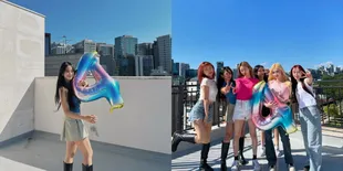 Potret Cantik Dita Karang Saat Merayakan Anniversary Ke-4 SECRET NUMBER