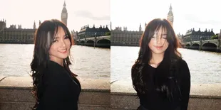 7 Potret Cantik Fuji Saat Liburan ke London, Auranya Dewasa dan Penuh Pesona