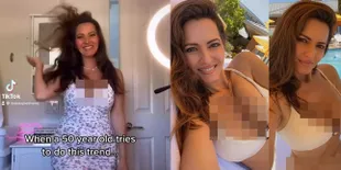 Potret Cantik Maya Spielman, Artis TikTok Berusia 50 Tahun yang Masih Hot dan Doyan Pakai Bikini
