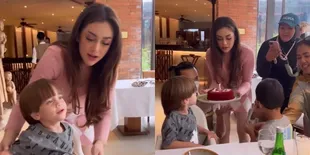 Potret Celine Evangelista Rayakan Ulang Tahun Baby Koa yang ke-3, Tak Ada Stefan William