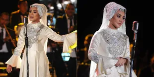 Potret Cici Faramida Cantik Berhijab di Orkestra Megah Membahana