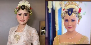 Potret Detail Makeup Erina Gudono Saat Akad Nikah, Perpaduan Hollywood Glam dan Pakem Jogja Paes Ageng