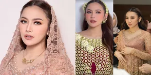 Potret Detail Penampilan Mahalini di Acara 7 Bulanan Kehamilan, Bumil Glowing Cantik Kebangetan