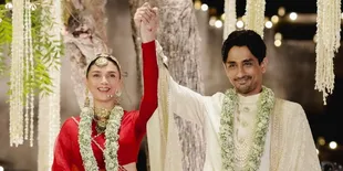 Potret Detail Upacara Pernikahan Aditi Rao Hydari, Lehenga Merah Simpel Tapi Elegan Jadi Sorotan di India