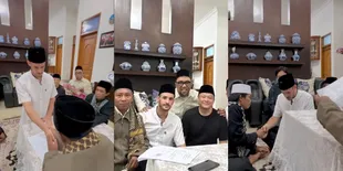 Potret Detik-Detik Antonio Dedola Kekasih Nikita Mirzani Jadi Mualaf Usai Ucap Dua Kalimat Syahadat