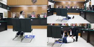 Potret Detik-Detik Nikita Mirzani Dinyatakan Bebas Dari Hukuman, Sujud Syukur Sampai Menangis Histeris