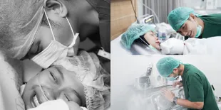 Potret Detik-Detik Ria Ricis Melahirkan Anak Pertama, Masih Rahasiakan Wajah dan Nama Anak