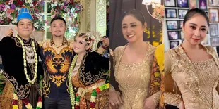 Potret Dewi Perssik & Angga Wijaya Tak Saling Sapa di Kondangan Lebby Wilayati, Sibuk Bikin Konten Sendiri-Sendiri