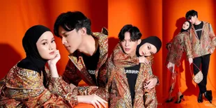 Potret Dinda Hauw dan Rey Mbayang Kompak Pakai Burberry, Seromantis Pasangan di Drakor
