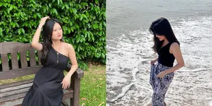 Potret Felicia Tissue Asyik Main ke Pantai di Tengah Gempar Pernikahan Kaesang, Disemangati Oleh Netizen