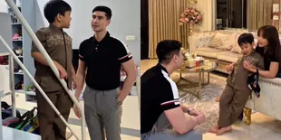 Potret Gala Sky Keponakan Fuji Main Bareng Verrell Bramasta, Dekat Sudah Akrab - Digendong