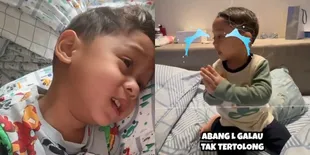 Potret Galau Abang L Anak Lesti dan Rizky Billar Melihat Syifa Hadju dan El Rumi Pacaran, Nyanyikan Lagu 'Terlalu Cinta'