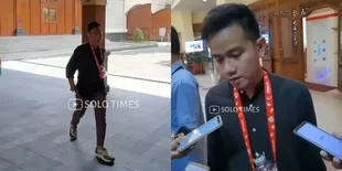 Potret Gibran Rakabuming Pakai Kalung Botol Mixue Saat Ngantor, Bikin Netizen Salfok