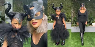 Potret Halloween ala Kimmy Jayanti, Seru Pakai Kostum Bareng Anak