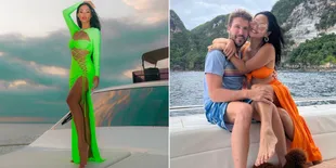 Potret Hot Mama Indah Kalalo dalam Balutan Busana Warna Neon, Pesona Kulit Eksotisnya Makin Terpancar