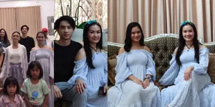 Potret Iis Dahlia Pakai Baju Pamer Bahu di Hari Lebaran, Dihujat Netizen Karena Terlalu Terbuka