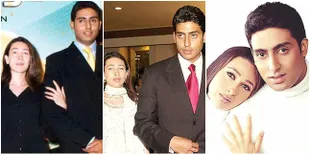 Potret Jadul Kemesraan Abhishek Bachchan & Karisma Kapoor, Unyu!