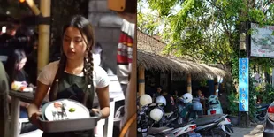 Potret Jennifer Coppen Bantu Melayani Pelanggan dan Masak di Restoran Mertua, Laris Manis Sampai Waiting List
