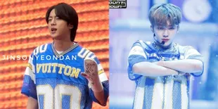 Potret Jin BTS dan Jaemin NCT Pakai Outfit Sama Dari Louis Vuitton, Pamer Vibe Beda Siapa yang Lebih Kece?