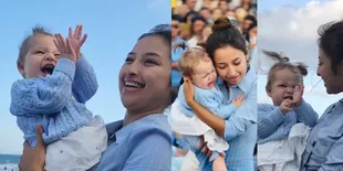 Potret Kamari Kala Larung Abu Papa Dali, Tertawa Nggemesin - Sempat Nangis Digoda Jennifer Coppen