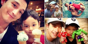Potret Kebersamaan Mike Lewis dan Sang Putra, Kompak Banget!