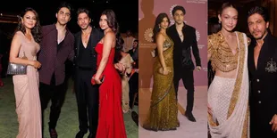 Potret Keluarga SRK di Pesta Orang Terkaya India, Sikap Gentle Aryan Khan ke Suhana Jadi Sorotan