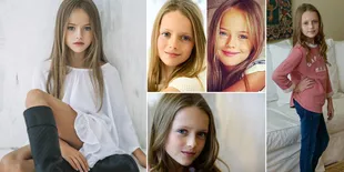 Potret Kembaran Kristina Pimenova, Model Cilik Tercantik di Dunia