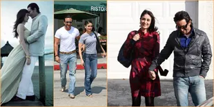 Potret Kemesraan Kareena Kapoor - Saif Ali Khan, Romantis