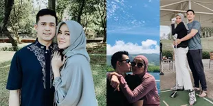Potret Kemesraan Olla Ramlan - Aufar Hutapea, Tersenyum Bahagia di Tengah Isu Cerai