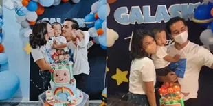 Potret Kenangan Ultah Gala Sky yang Ke-1, Pertama dan Terakhir Dirayakan Bareng Vanessa Angel - Bibi