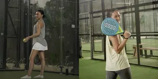 Potret Keseruan Nola Be3 dan Naura Ayu Saat Lakukan Olahraga Padel