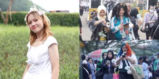 Potret Keunikan dan Keseruan Army Jelang Konser Suga BTS di ICE BSD, Ada yang Pakai Wedding Dress!