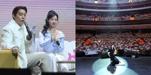 Potret Kim Ji Won 1st Fan Meeting Tour <Be My One> in Jakarta, Cantiknya Nembus Layar - Suara yang Lembut dan Sopan Masuk Telinga